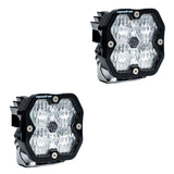 Squadron 2.0 Sport Black LED Auxiliary Light Pod Pair (No Harness) Universal Clear Baja Designs
