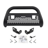 RC2 LR Bull Bar with Mounting Brackets & Two 3 Inch Cube Lights Textured Black 2009-2025 Ford F-150 Go Rhino