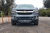 RC4LR & RC3 LR Mounting Brackets Only Textured Black 2015-2019 Silverado 2500/3500 HD Go Rhino