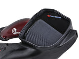 Track Series Red Kevlar/Carbon Fiber Intake System w Pro 5R Filter Black Ford F-150 Raptor R 23-26 V8-5.2L (sc) aFe Power