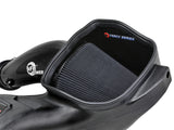 Track Series Carbon Fiber Intake System w/ Pro 5R Filter Black Ford F-150 Raptor R 23-26 V8-5.2L (sc) aFe Power