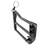 Trailline Tube Door Front Textured Black For 2007-2018 Jeep Wrangler JK Go Rhino