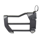 Trailline Tube Door Front Textured Black For 2007-2018 Jeep Wrangler JK Go Rhino