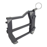 Trailline Tube Door Front Textured Black For 2007-2018 Jeep Wrangler JK Go Rhino