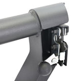 Trailline Tube Door Rear Textured Black 2018-2026 Jeep Wrangler JL 2020-2025 Jeep Gladiator Go Rhino
