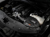 Black Series Carbon Fiber Cold Air Intake System w/ Pro Dry S Filter Dodge Challenger/Charger/Chrysler 300 SRT8/SRT 11-23 V8-6.4L Hemi aFe Power