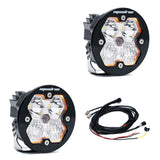Squadron-R 2.0 Sport Black LED Auxiliary Light Pod Pair Universal Clear Baja Designs
