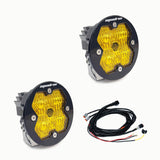 Squadron-R 2.0 Sport Black LED Auxiliary Light Pod Pair Universal Baja Amber Baja Designs