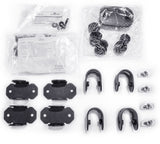 SRM Rack Mounting Kit Adjustable Multi Axis Mount Textured Black Go Rhino