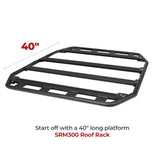 SRM300 Universal Center Rack Extention Textured Black Go Rhino