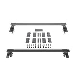 XRS Cross Bars Truck Bed Rail Kit for Mid Sized Trucks without Tonneau Covers Textured Black 2005-2026 Nissan Frontier 2015-2026 Colorado/Canyon 2016-2026 Toyota Tacoma Go Rhino