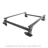 XRS Cross Bars Truck Bed Rail Kit for Mid Sized Trucks without Tonneau Covers Textured Black 2005-2026 Nissan Frontier 2015-2026 Colorado/Canyon 2016-2026 Toyota Tacoma Go Rhino