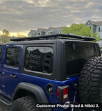 SRM500 65 Inch Flat Platform Roof Rack Textured Black Go Rhino