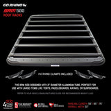 SRM500 75 Inch Flat Platform Roof Rack Textured Black Go Rhino