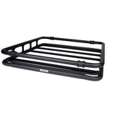 SRM500 Flat Platform Roof Rack With Full Rail Kit Textured Black Go Rhino