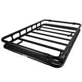 SRM500 Flat Platform Roof Rack With Full Rail Kit Textured Black Go Rhino