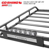 SRM600 Tubular Basket Style Roof Rack Textured Black Go Rhino