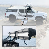 XRS/SRM Awning Bracket Kit Textured Black Go Rhino