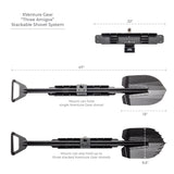 XRS/SRM 4 CORE Shovel Mount Kit Textured Black Go Rhino