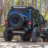 XE Hard Top Light Mount Single Cube 3 Inch x 3 Inch dual cube Textured Black 2018-2026 Jeep Wrangler JL 2020-2025 Jeep Gladiator Go Rhino