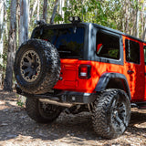 XE Hard Top Light Mount for two 3 Inch x 3 Inch LED Cube Lights Textured Black 2018-2026 Jeep Wrangler JL 2020-2025 Jeep Gladiator Go Rhino