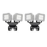 XE Hard Top Light Mount for two 3 Inch x 3 Inch LED Cube Lights Textured Black 2018-2026 Jeep Wrangler JL 2020-2025 Jeep Gladiator Go Rhino