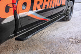 RB10 Running Boards With Mounting Brackets Textured Black 2019-2026 Silverado/Sierra 1500/2500 HD Go Rhino
