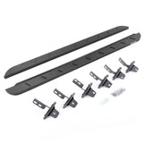 RB10 Slim Line Running Boards With Mounting Brackets Curved  Textured Black 2021-2025 Ford Bronco 4 Door Go Rhino