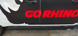 RB10 Slim Line Running Boards With Mounting Brackets Curved Textured Black 2019-2026 Ram 1500 Extended Cab Go Rhino