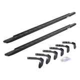 RB10 Running Boards With Mounting Brackets Textured Black 2007-2021 Toyota Tundra Go Rhino
