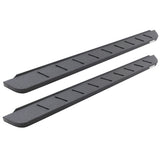 RB10 Running Boards With Mounting Brackets & 2 Pairs of Drop Steps Kit Protective Bedliner Coating 2005-2023 Toyota Tacoma Go Rhino
