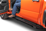 RB10 Slim Line Running Boards W/Brackets Bedliner coating 2024-2026 Toyota Tacoma Go Rhino