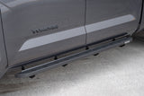 RB10 Slim Line Running Boards With Mounting Brackets Textured Black 2022-2026 Toyota Tundra Go Rhino