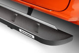 RB10 Slim Line Running Boards With Mounting Brackets Textured Black For 2007-2018 Jeep Wrangler JK 4 Door Go Rhino