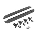 RB10 Slim Line Running Boards Curved  With Mounting Brackets Textured Black For 2018-2025 Jeep Wrangler JL Go Rhino