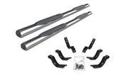 4 Inch OE Xtreme SideSteps With Mounting Bracket Kit Polished Stainless Steel 2019-2026 Ford Ranger Go Rhino
