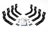 OE Xtreme Side Steps Mounting Brackets Only Textured Black 2007-2018 Silverado/Sierra 1500/2500 HD Go Rhino