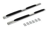 4 Inch OE Xtreme SideSteps With Mounting Bracket Kit Polished Stainless Steel 2019-2026 Silverado/Sierra 1500/2500 HD Go Rhino