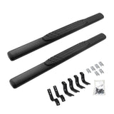 4 Inch OE Xtreme SideSteps With Mounting Bracket Kit Textured Black 2004-2014 Ford F-150 Go Rhino