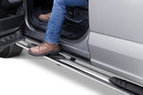 4 Inch OE Xtreme SideSteps With Mounting Bracket Kit Polished Stainless Steel 2015-2026 Ford F-150/ F-250/F-350 Go Rhino