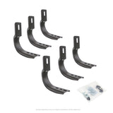OE Xtreme Side Steps Mounting Brackets Only Textured Black 2005-2023 Toyota Tacoma Go Rhino