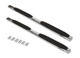 4 Inch OE Xtreme SideSteps With Mounting Bracket Kit Polished Stainless Steel 2008-2013 Nissan Rogue Go Rhino