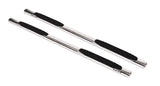 4 Inch OE Xtreme SideSteps With Mounting Bracket Kit Polished Stainless Steel 2019-2026 Ram 1500 Go Rhino
