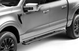 5 Inch OE Xtreme Low Profile SideSteps With Mounting Bracket Kit Textured Black 2015-2026 Ford F-150/ F-250/F-350 2 Door Go Rhino