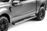 6 Inch OE Xtreme II SideSteps With Mounting Bracket Kit Polished Stainless Steel 2015-2026 Ford F-150/ F-250/F-350 Crew Cab Go Rhino