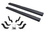 6 Inch OE Xtreme II SideSteps With Mounting Bracket Kit Textured Black 2019-2026 Ram 1500 Go Rhino