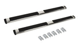 6 Inch OE Xtreme SideSteps With Mounting Bracket Kit Polished Stainless Steel 2019-2026 Silverado/Sierra 1500/2500 HD Go Rhino