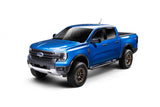 RB10 Slim Line Running Boards With Mounting Brackets Angled Textured Black 2019-2026 Ford Ranger Go Rhino