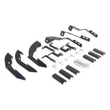RB10 Running Boards Mounting Brackets Only Textured Black 2015-2018 Silverado/Sierra 2500 HD/3500 HD Extended Cab Go Rhino