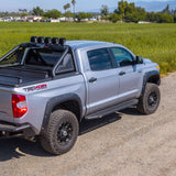 RB20 Running Boards With Mounting Brackets Textured Black 2014-2018 Silverado/Sierra 1500/2500 HD Go Rhino